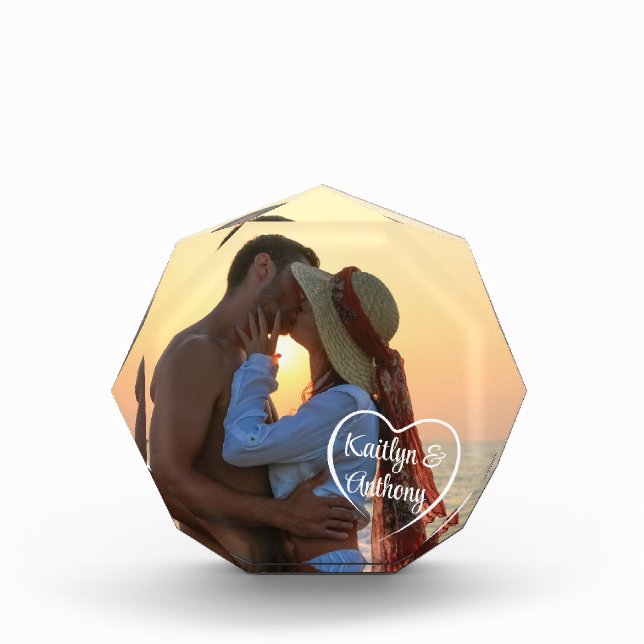 Nombres de fotos de la pareja de amor del corazón (Anverso)