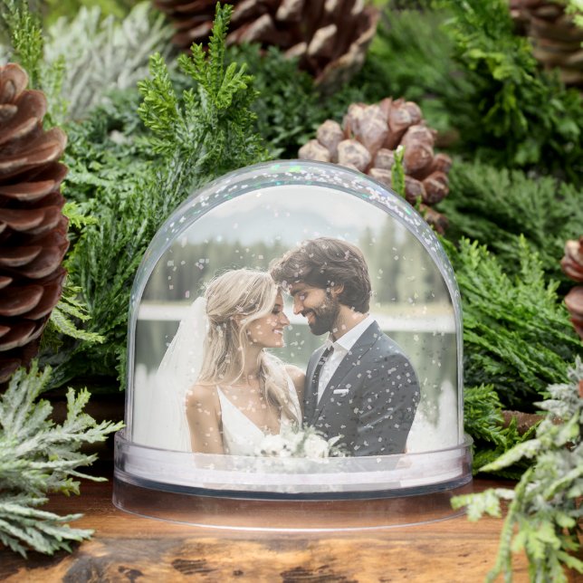 Nombres de fotos personalizados Boda Fecha Keepsak (Invierno)