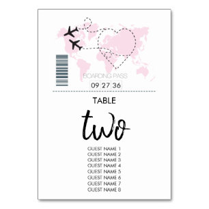 Nombres de invitados del Boda de tarjetas de embar