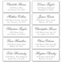 Nombres de invitados Dirección Etiqueta de envío p