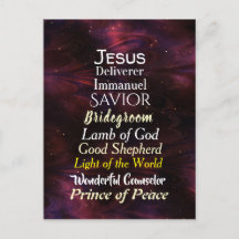 Nombres de Jesús en Navidad