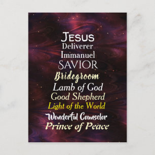 Nombres de Jesús en Navidad