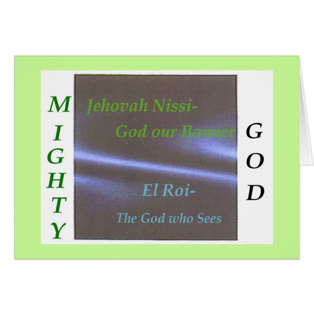 Nombres de la colección de la escritura de dios (Anverso (Horizontal))