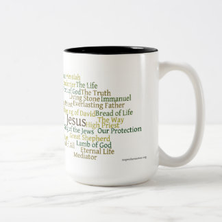 Nombres de la taza de café de Jesús 15oz