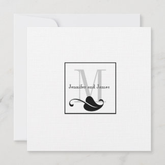 Nombres de logotipos de monograma de invitaciones
