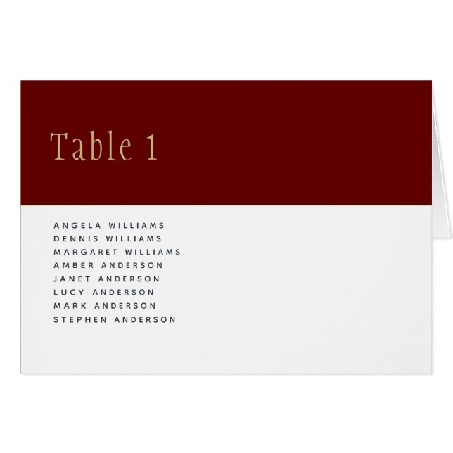 Nombres de números de tablas de Boda de oro de Bor (Anverso (Horizontal))