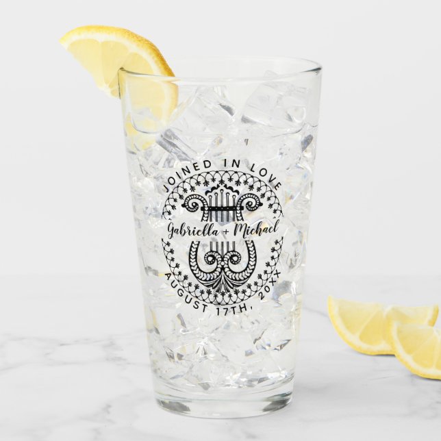 Nombres de pareja de casados | Arpa ornamentada el (Anverso (hielo))