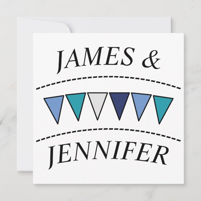 Nombres divertidos de Bunting (Anverso)