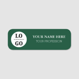 Nombres Etiqueta de nombre personalizado para empleado