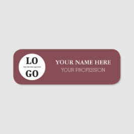Nombres Etiqueta de nombre personalizado para empleado