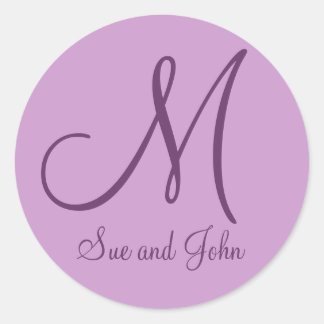 Nombres Monograma Matrimonio favorita a Pegatinas