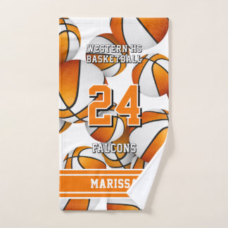 Nombres personalizados colores de equipo de naranj