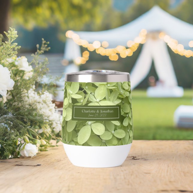 Nombres personalizados de Bodas florales de hidran (Boda (girada))