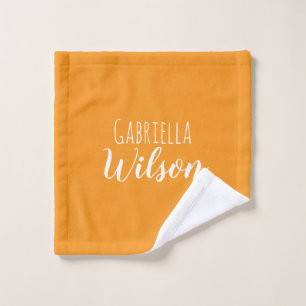 Nombres personalizados modernista naranja minimali