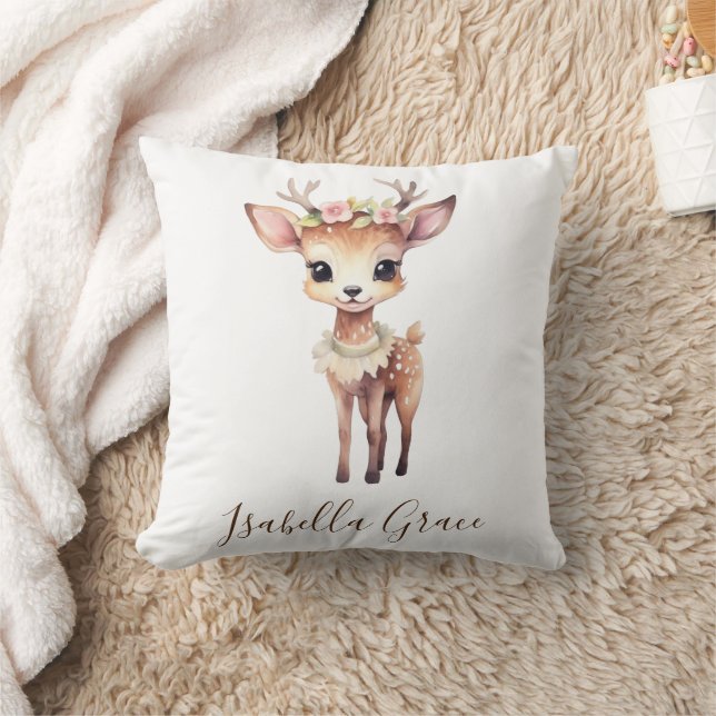 Nombro personalizado del bebé tirando almohada (Manta)