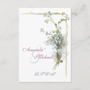 Nomeolvides RSVP del vintage