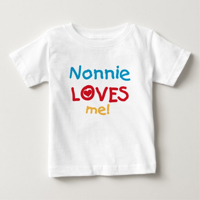 Nonnie me ama camisetas y regalos (Anverso)