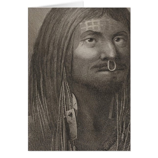 Nootka Man, Columbia Británica (Frente)