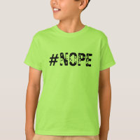 "#NOPE" Camiseta de niño