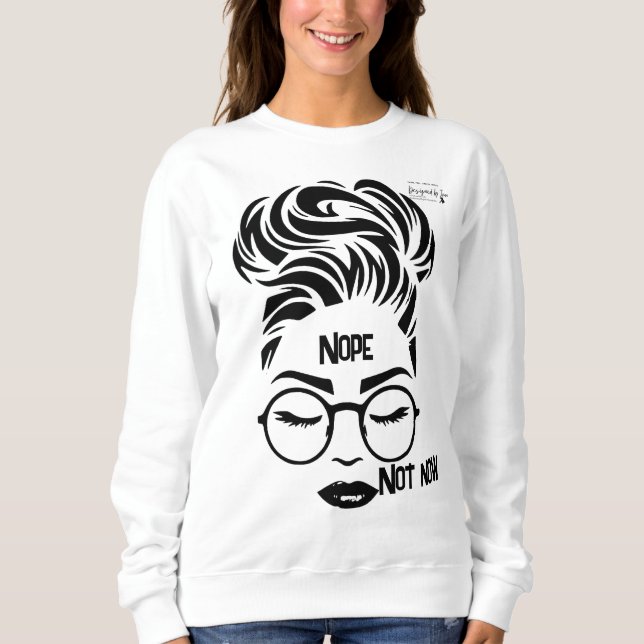 Nope Crewneck Sweater (Anverso)