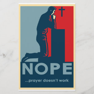 NOPE...La Oración No Funciona - Folleto Ateísta