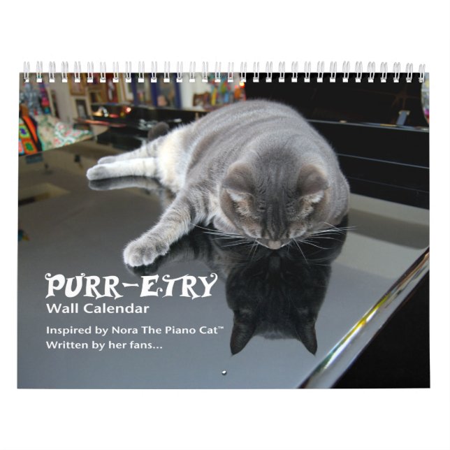 Nora El Calendario De Purr-Etry De Gato De Piano (Tapa)