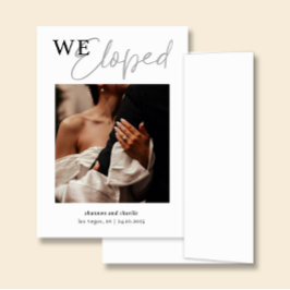 NORA | Tarjeta de Anuncio de Boda con Foto