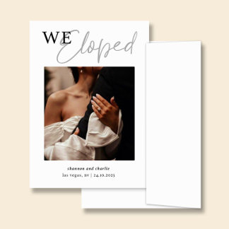 NORA | Tarjeta de Anuncio de Boda con Foto