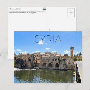 Norias de Hama, Hama, Siria Tarjeta Postal de Viaj