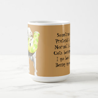 Normal es la taza de café aburrida