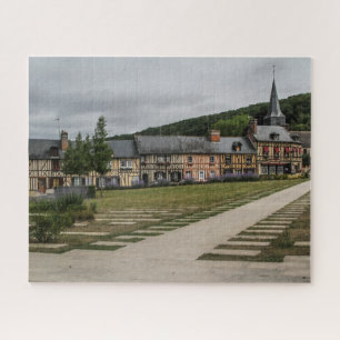 Normandía Francia Jigsaw Puzzle - Le Bec Hellouin