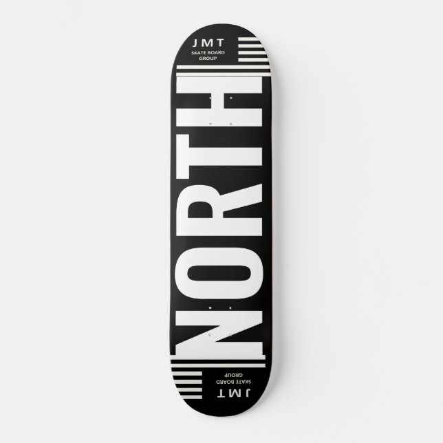 NORTE.  Monopatín (Anverso)