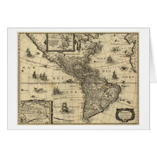 Norte y Suramérica - mapa panorámico