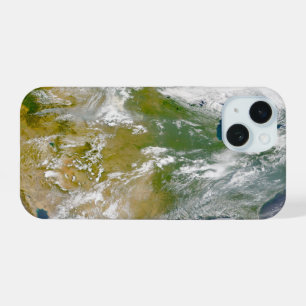 Norteamérica Con Humo Visible En Lugares.