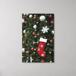 Norteamérica. Decoraciones del navidad en árbol.