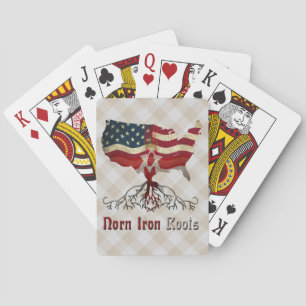 Norteirlandeses Americanos Roots Jugando Cartas