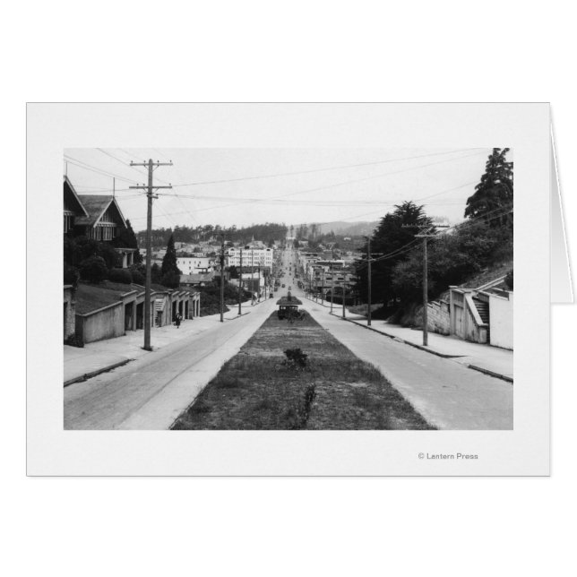 North Bend, Oregon Town View Photograph (Anverso (Horizontal))
