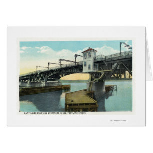 North Bridge conecta Lewiston y Auburn