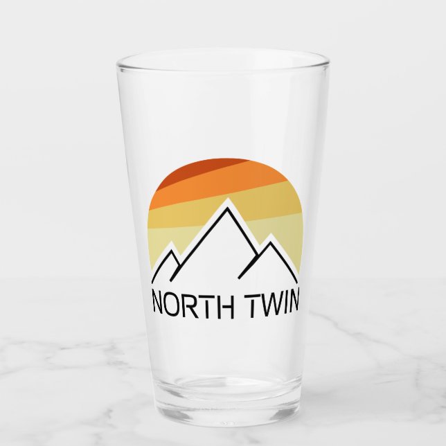 North Twin Mountain New Hampshire Retro (Anverso)