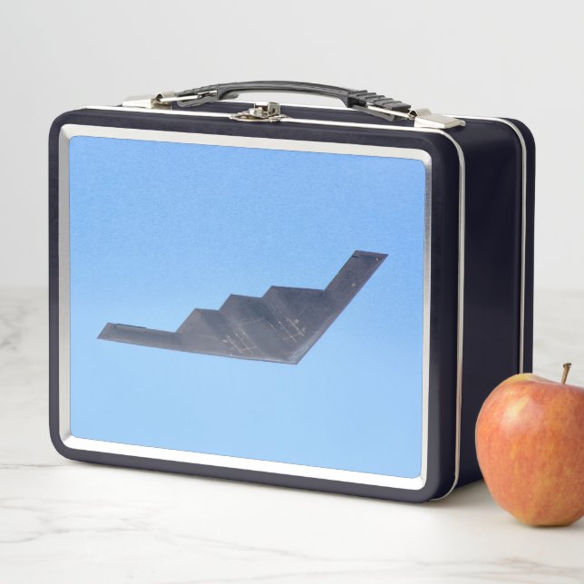 Northrop Grumman B-2 Spirit Metalizado Lunch Box (In situ)