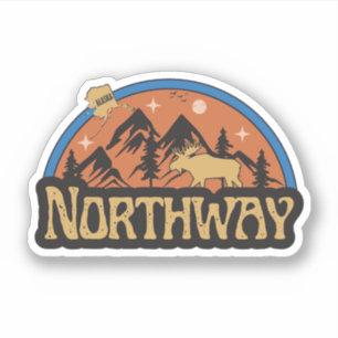 Northway, Alaska Pegatina