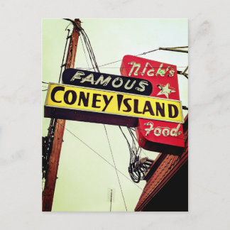 Northwest Neon: Nick's. Tarjeta postal