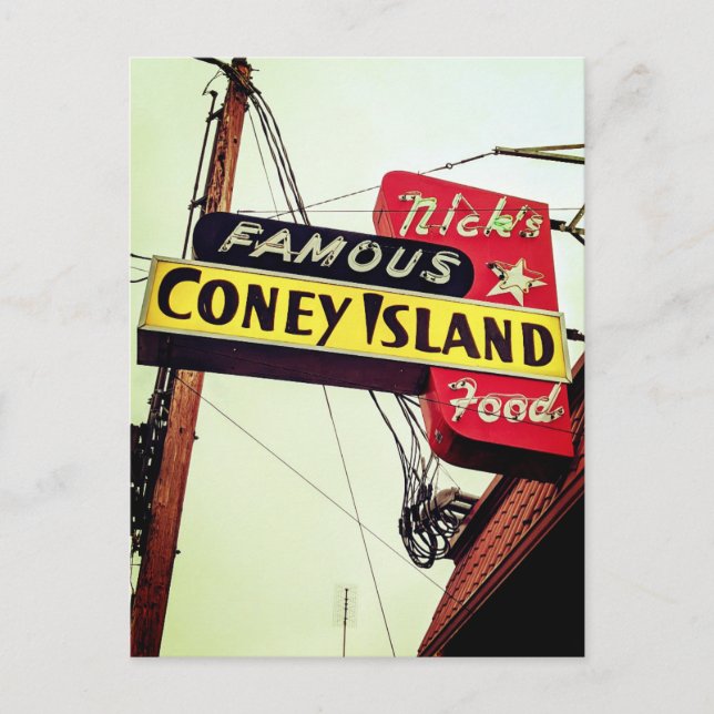 Northwest Neon: Nick's. Tarjeta postal (Anverso)