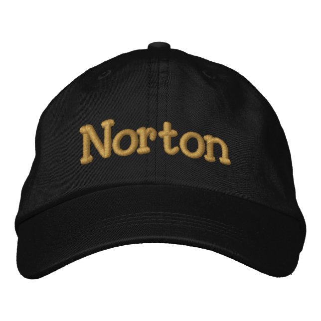 Norton Personalized Baseball Cap / Gorra (Anverso)