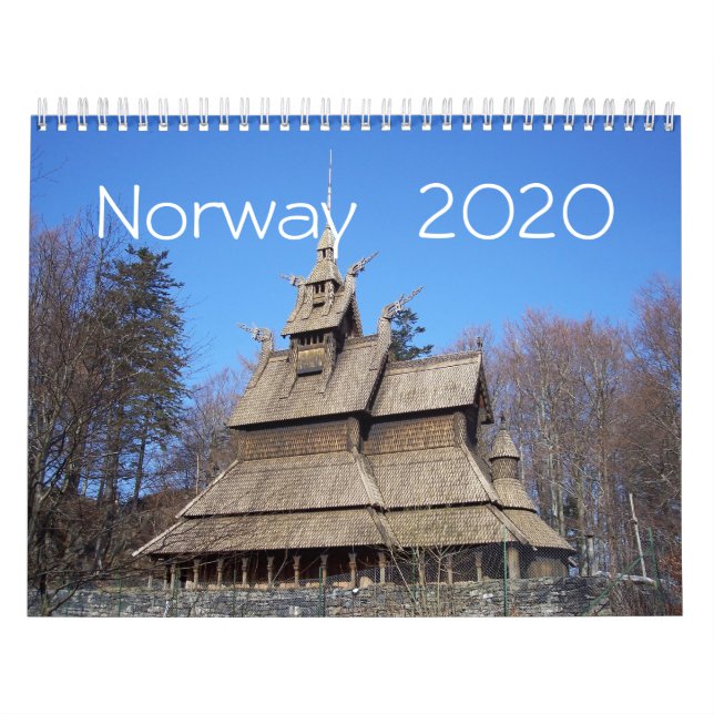 Noruega - Calendario 2020 (Tapa)
