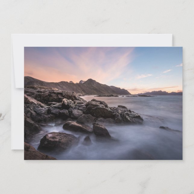 Noruega Seascape Card (Anverso)