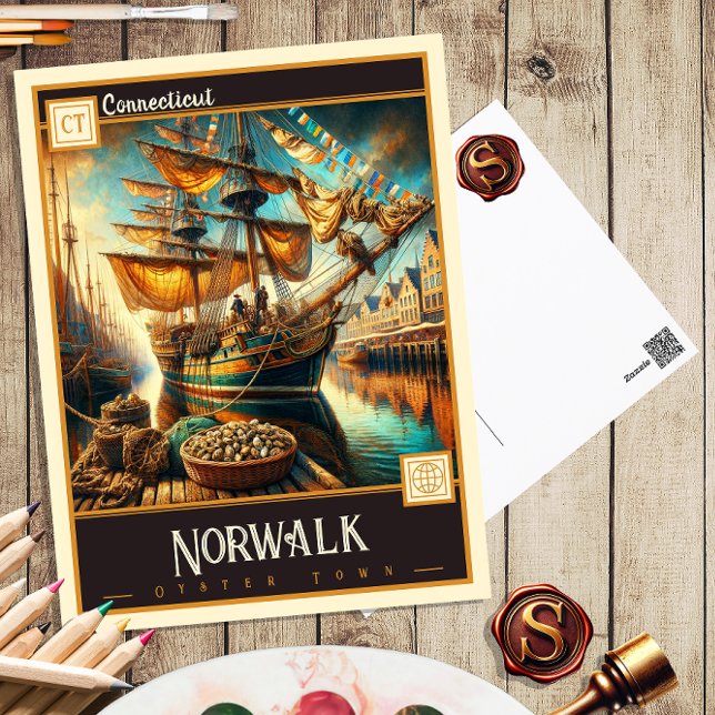 Norwalk, Connecticut | Postal de época (Subido por el creador)