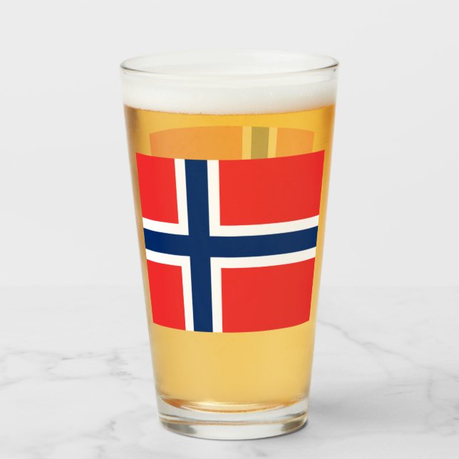 NORWAY BEER GLASS (Anverso (lleno))