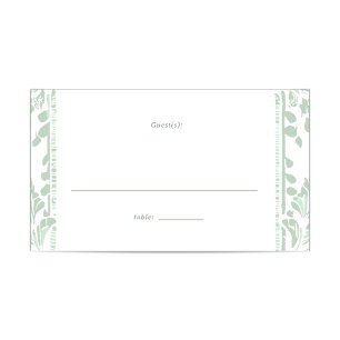 Norwich Boda Table Tarjeta de asiento