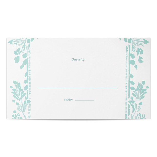 Norwich Boda Table Tarjeta de asiento (Classic Place Card Design with Room for Writing Guest's Name)